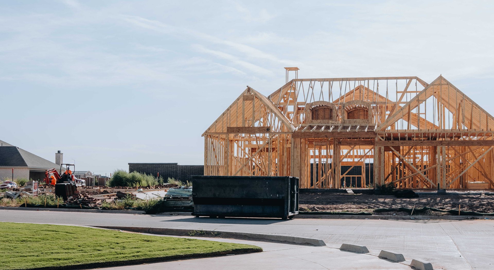 A new construction home