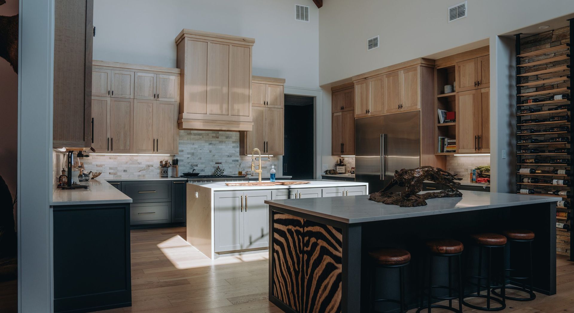A renovated kitchen in a West Texas home