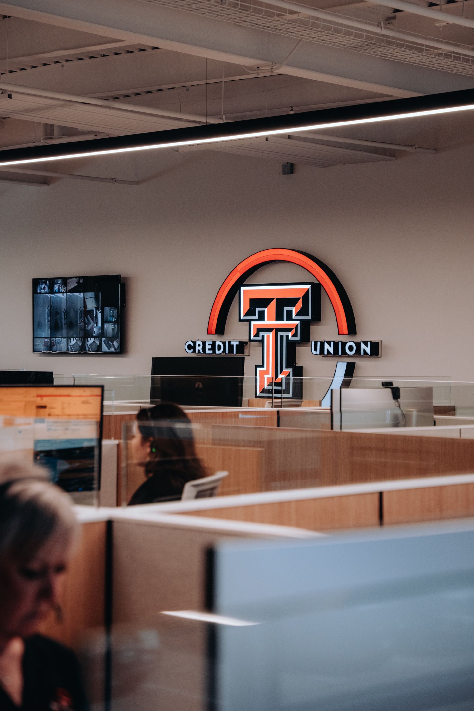 Texas Tech Credit Union branch interior