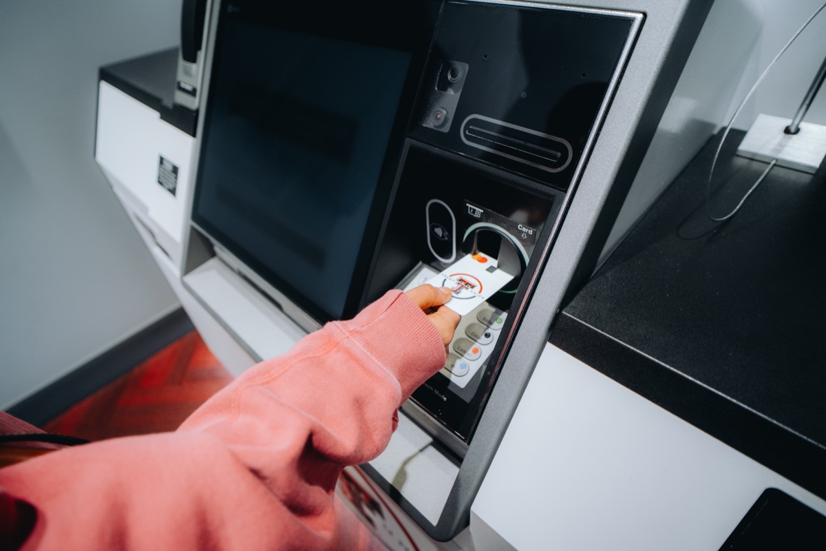 Tapping to pay with a Texas Tech Credit Union card