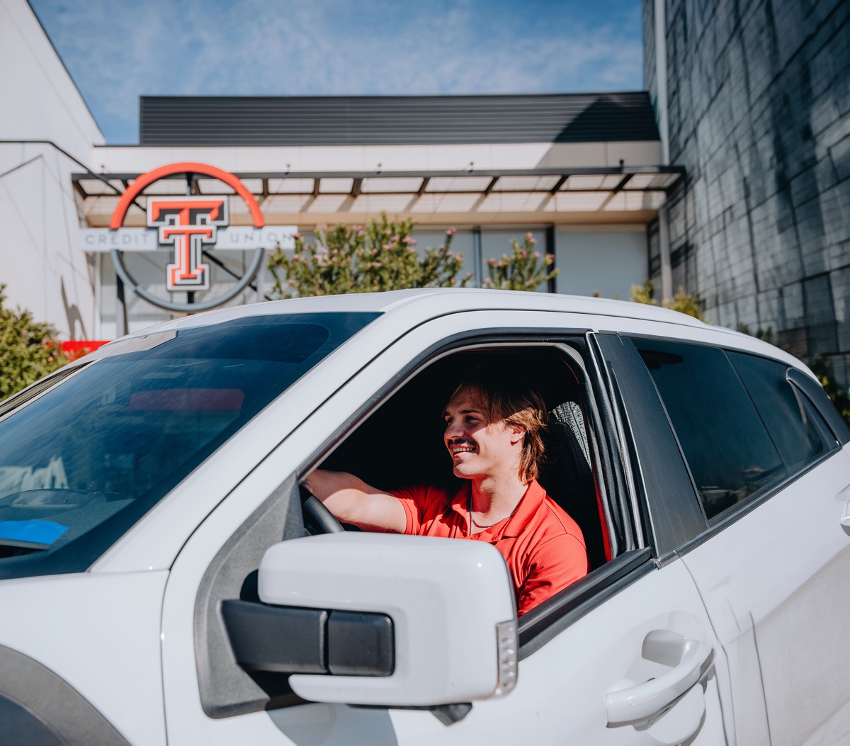 Driver in a vehicle