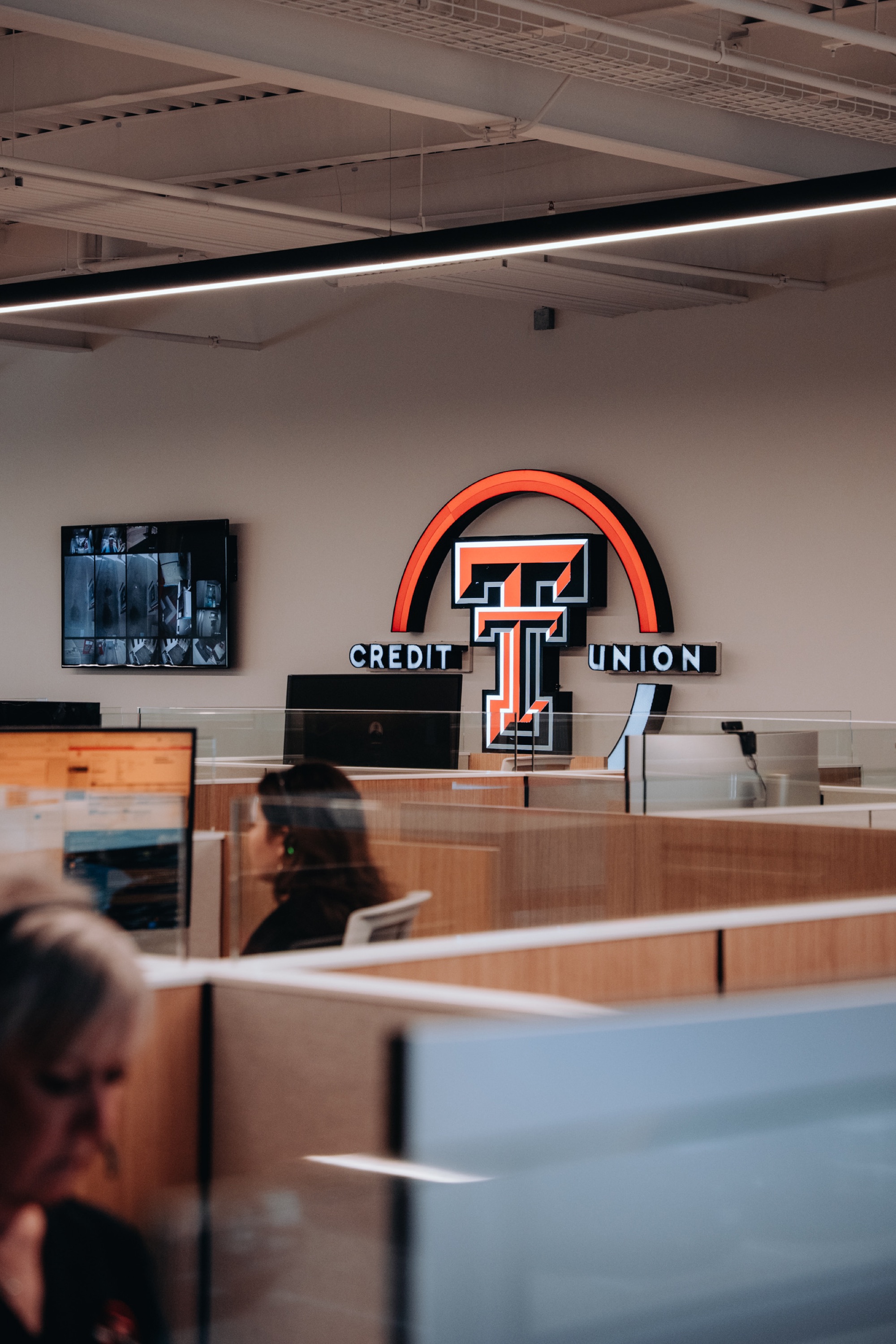 Texas Tech Credit Union branch interior